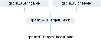 gstlearn: gstlrn::BiTargetCheckCode Class Reference